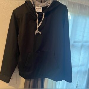 Champion Black Pullover hoodie with Gray Details